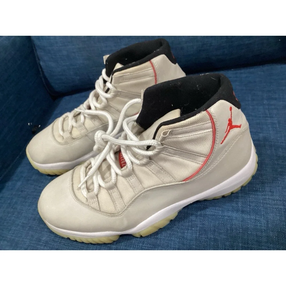 Size 10 - Air Jordan 11 Retro Platinum Tint No Insoles